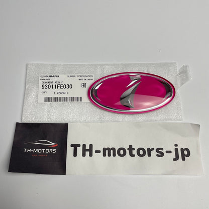 Subaru Impreza GDB GDC STI 2000-2005 Front I Pink Emblem Badge OEM