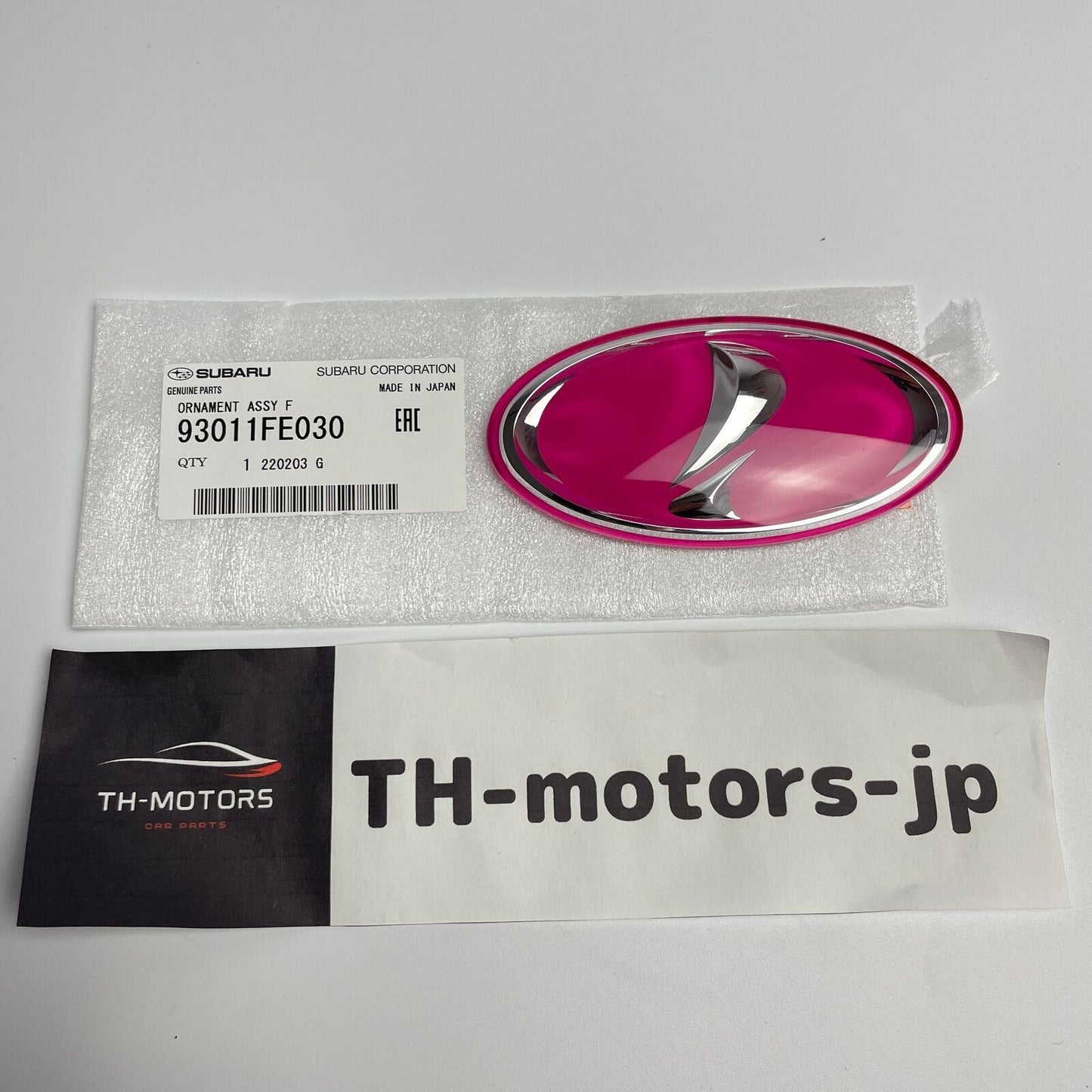 斯巴鲁 Impreza GDB GDC STI 2000-2005 Front I Pink Emblem Badge OEM