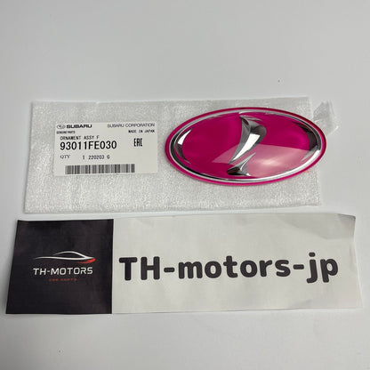 Subaru Impreza GDB GDC STI 2000–2005 Front I Pink Emblem Badge OEM