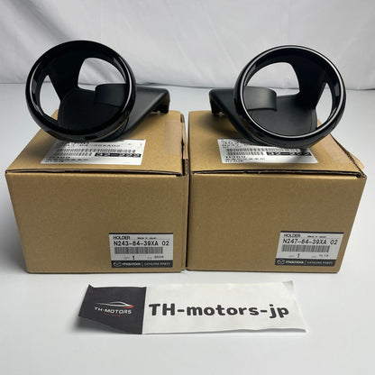 马自达正品 MX-5 Miata ND 饮料杯架 左 右 套装 黑色 N243-64-39XA02