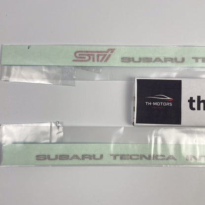 Subaru Genuine Side Front Door STi Decals Stickers 2004 Impreza WRX STi GDB