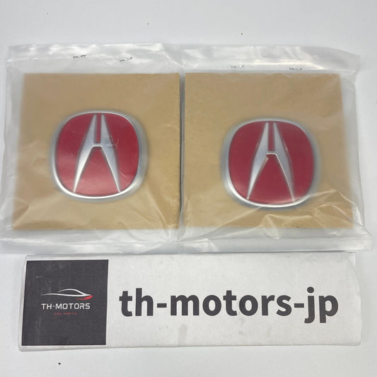 Honda Genuine 97-01 Acura Integra DC2 Type-R RED A Emblem Front and Rear