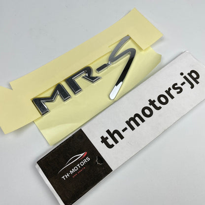 TOYOTA Genuine MR2 Spyder MRS Rear Emblem Badge Chrome 75471-17130
