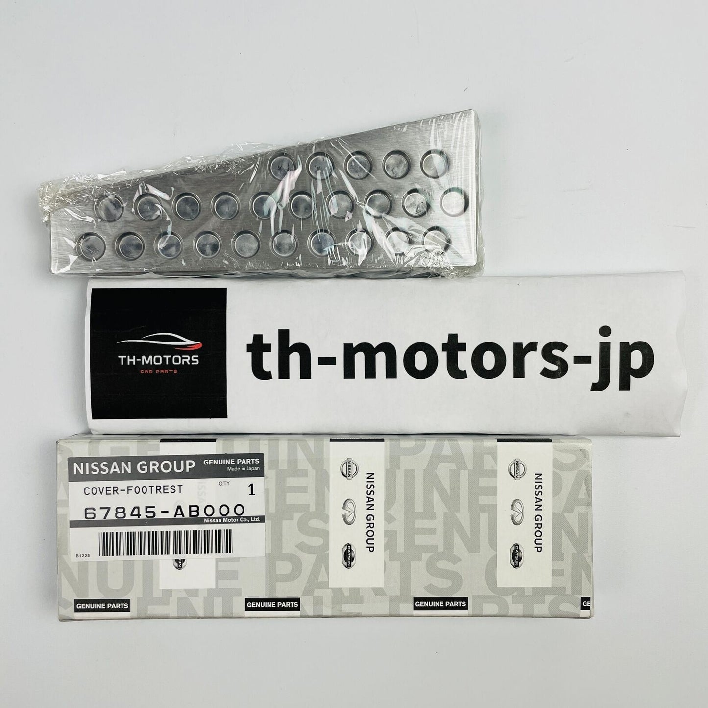 Nissan GTR R34 BNR34 Aluminium Pedalabdeckung Gasbremse Kupplung Fußstütze Set