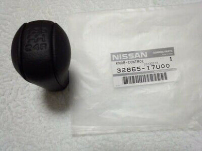 NISSAN Genuine R32 R33 R34 Skyline Gear Shift Knob GTR Leather OEM 32865-17U00