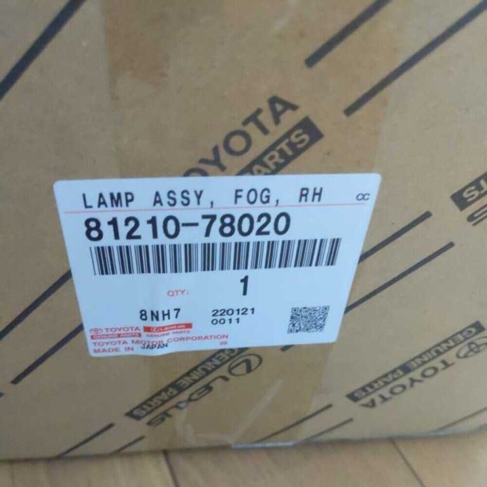 TOYOTA LEXUS Genuine NX300 Fog Lamp Assy RH 81210-78020