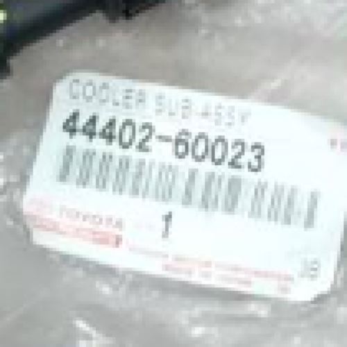 TOYOTA Genuine COOLER Power Steering Oil No1 Sub Assy 44402-60023