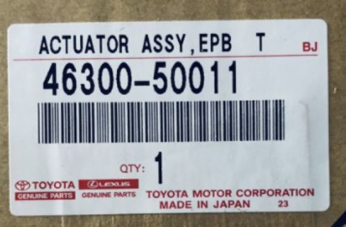 TOYOTA LEXUS Genuine LS460 Parking Brake Actuator 46300-50011