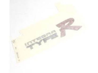 HONDA Genuine INTEGRA TYPE R Rear Decal Sticker Silver Outline 75717-ST7-Z01ZB