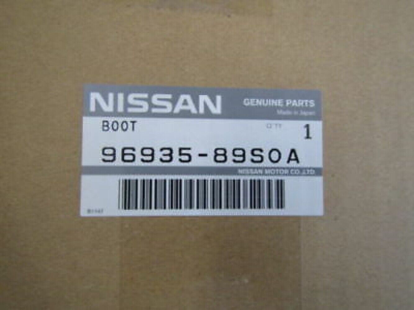 NISSAN Original GT-R R35 NISMO Hando Bremsmanschette Rot Naht 96935-89S0A