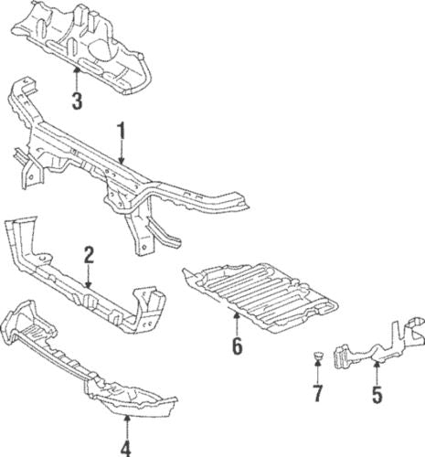 Toyota 51420-14010 Supra JZA80 Spritzschutz für vordere Stoßstange, Motorunterabdeckung