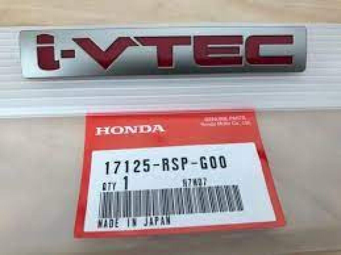 HONDA 正品 CIVIC Type-R FD2 K20A 进气歧管 i-VTEC Emblem 17125-RSP-G00